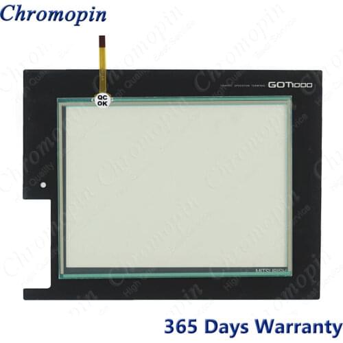 Touch panel for Mitsubishi GT1665-STBA GT1665STBA HMI with Protective Film digitized 365 days Warranty for screen glass