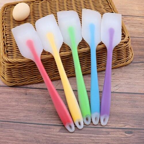 Silicone Spatula Cream Baking Non Stick Butter Scraper Nylon Chocolate Spreader Heat Resistant Kitchen Utensils Pastry Tools