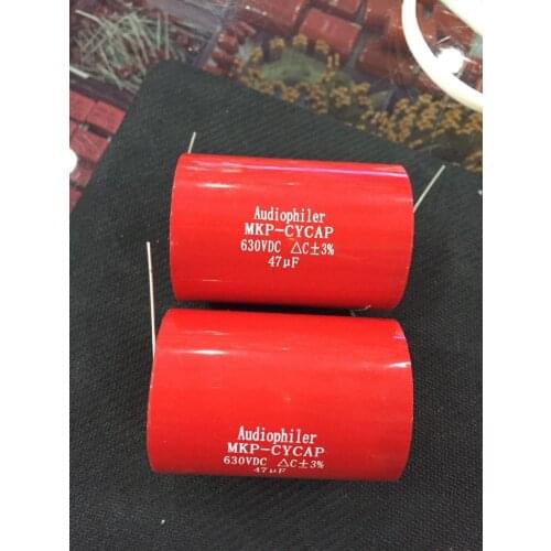 Suq Audiophiler Axial MKP 47UF 630VDC HIFI DIY audio grade capacitor for tube guitar amps