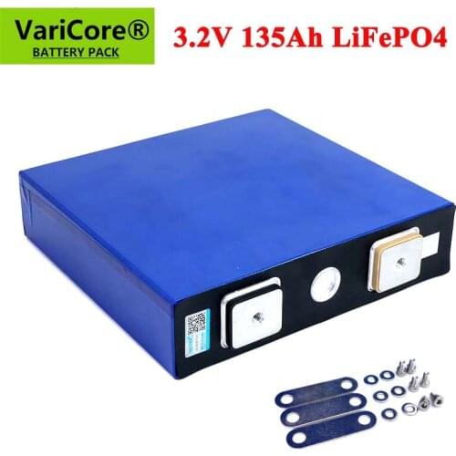 VariCore 3.2v 135ah lifepo4 Rechargeable Battery DIY 12v 24v 36v 48v deep cycle package ldp lithium cell lithium iron phosphate