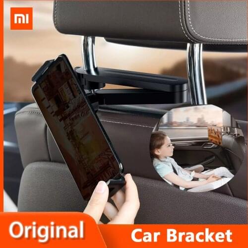 Xiaomi Baseus Car Seat Rear Phone Holder Car Headrest Rear Pillow Phone Stand Bracket for Phone Tablet 4.7-12.3 Inch