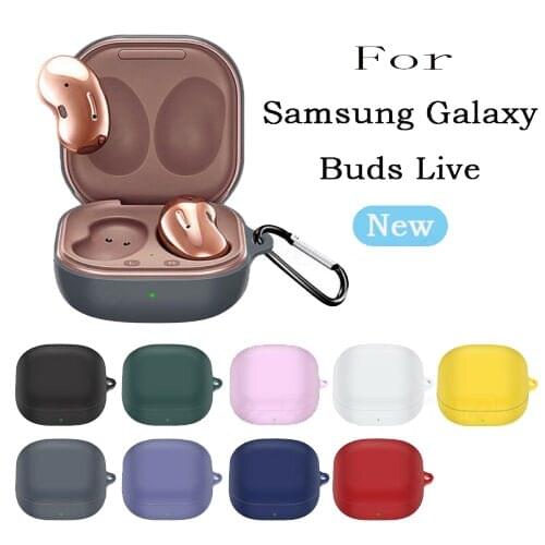 Wireless Bluetooth Headset Protection Cover Headphone Anti-drop Shockproof Silicone Protective Case For Samsung Galaxy Buds Live
