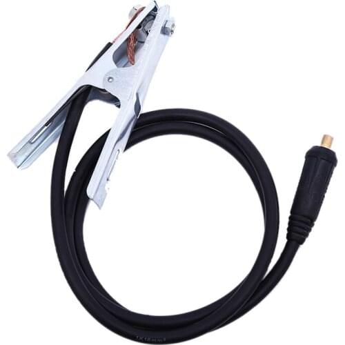 300A Ground Welding Earth Cable Clamp Clip for MIG TIG ARC Welder 1.5M/ Cable 10-25 Plug Weld Holder Welding Soldering Supply To