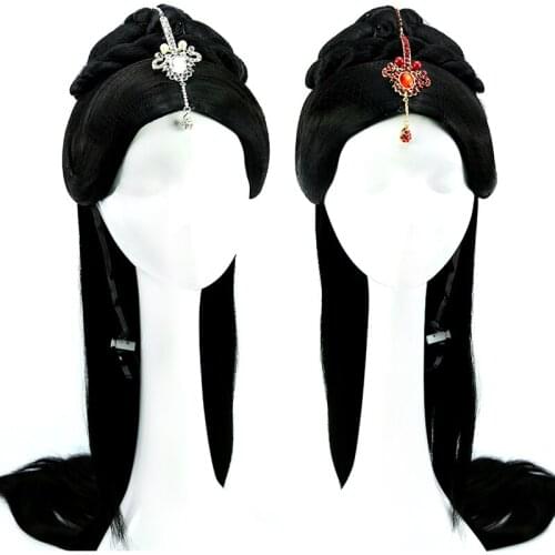 Han dynasty female lady cosplay princess hair products carnival party cosplay headdress ancient dynasty funny headwear