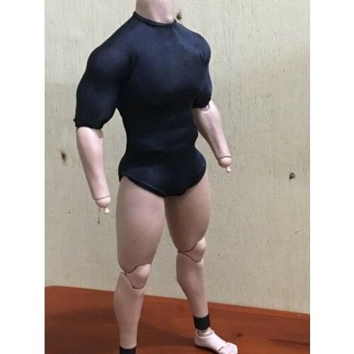 1/6th Scale Black Bottoming Tights Model For 12" Male Action Figure