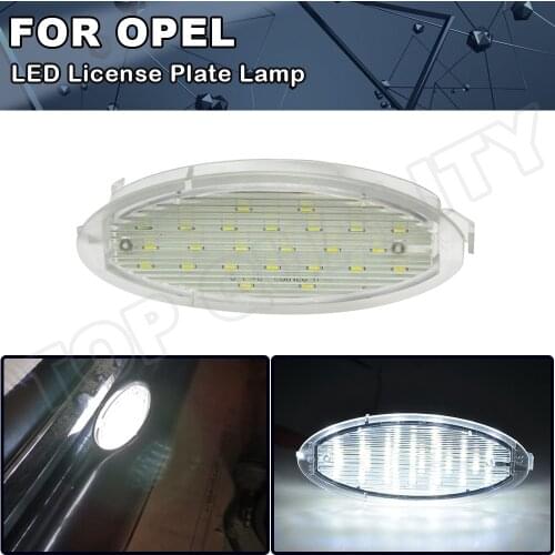 1PC Canbus LED Number License Plate Light Tail Rear Lamp Xenon White For OPEL Zafira Astra G Caravan CC Coupe Kasten Stufenheck