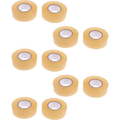 10 Rolls Football Soccer Rugby Hockey Sock Premium Quality PVC Tape 24mm 20m