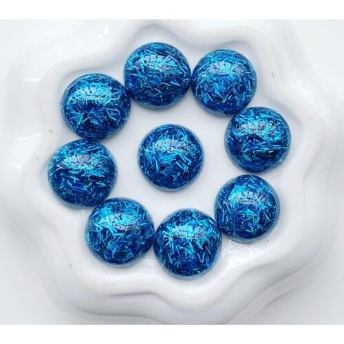 11.5mm(Thickness5mm) Resin sequins Round Flat back Rhinestones DIY scrapbook wedding 60pcs HE09