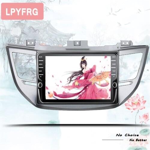 9" IPS 2 Two Din Android 10.0 Car Stereo For Hyundai Tucson IX35 2015 2016 2017 2018 2019 Radio FM GPS Navigation Camera No DVD