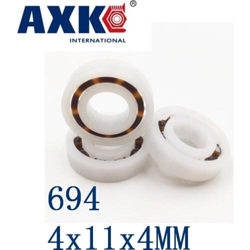 Axk 694 Pom (10pcs) Plastic Ball Bearings 4x11x4 Glass Balls 4*11*4mm