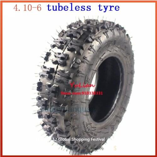 Good Quality 4.10-6Tubeless Tire ATV Go Kart MIni Quad 4.10-6 Inch Tire Snowplow Vacuum Snowmobile Tire 4.10-6 Inch Beach Tire