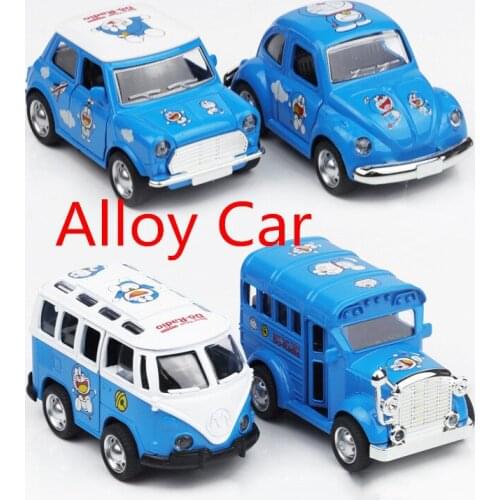 Free Shipping 1pc 4pcs Cute Q Version Blue pink 1/36 Alloy Pull back car Model Toys For Kids Boys And Girls Gift