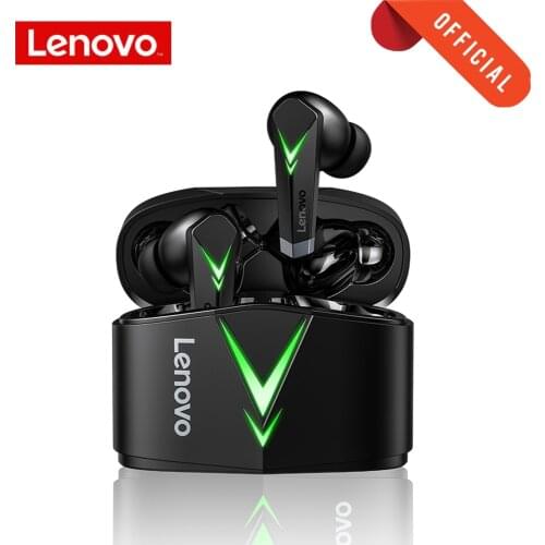 Lenovo TWS Professional Gaming Headphone Wireless Bluetooth 5.0 Sport Earphone Low Latency Noise Reduction Headset with Mic