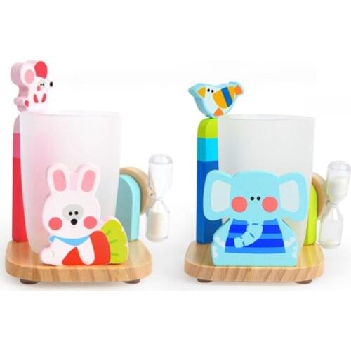 MiDeer children early education hourglass 3 minutes timer teeth pupils brushing puzzle time toys