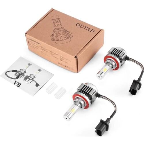 Outad Long Life 50000Hrs Universal Perfect Head Dissipation Good Vibration Resistance Stable Emitting Led Headlight