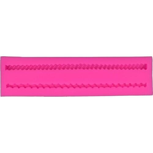 Lace shape fondant silicone foap mold for kitchen baking chocolate pastry candy Clay making cupcake lace decoration tools F-015