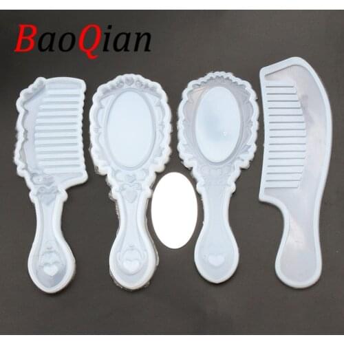 Mixed Style Comb 1Pcs Resin Epoxy Molds Crafts Handmade DIY Jewelry Accessories Silicone Casting Mold Sets Easy Clean Nonstick