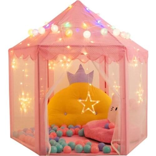 Play House Game Tent Toys Ball Pool Portable Folding Princess Tent Children Castle Playhouse Beach Zipper Tent Boys Girls Gifts