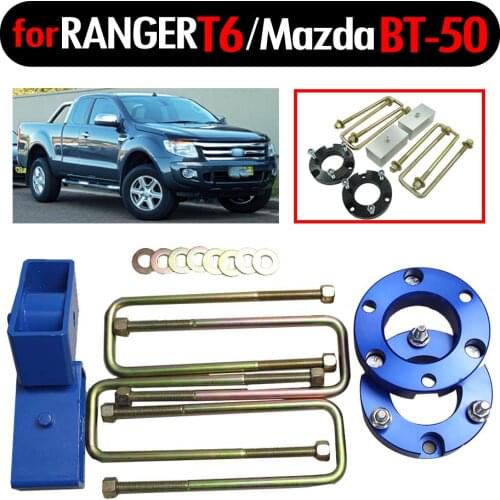 Front and Rear Suspension Lift Up Kits for Ford Ranger T6 Mazda BT-50 UBolt Kit Raise Adapter Strut Spring