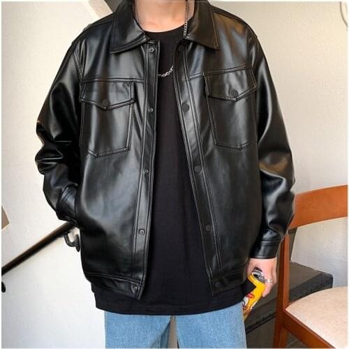 KYKU Men's Faux Leather Jackets