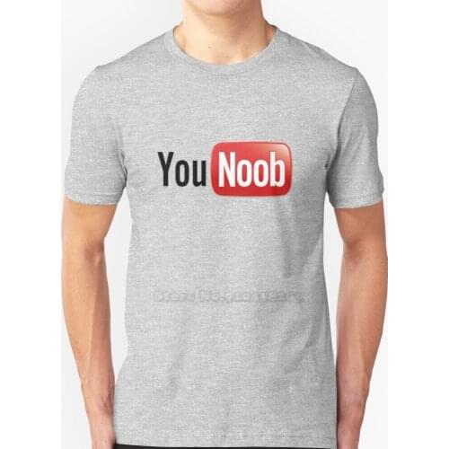 You Noob New Trend T-Shirt Men Summer High Quality Cotton T-Shirt Tops Web You American Tube Fashion Cool James Video Internet