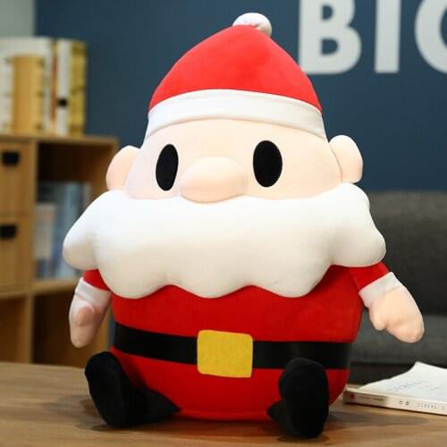New Soft Santa Stuffed Plush Toys Childrens Gift Christmas Gift Home Decoration