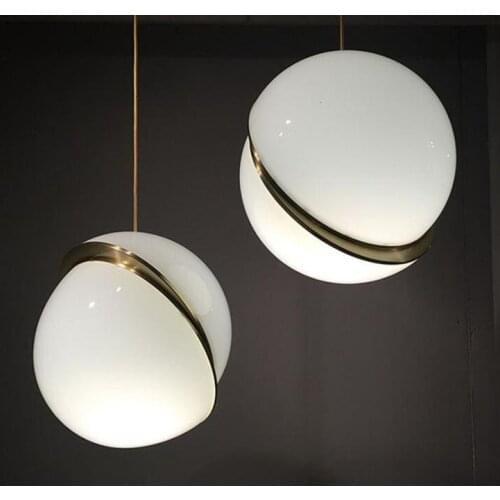 New Modern Dining Room Kitchen Restautant Pendant Lighting Novelty Resin Bird Glass Lampshade White Iron Decor Lamp E27 110-220V