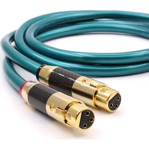 1 pair Ortofon Hifi XLR Female to RCA Male Cable High Purity OCC Hifi 2 Rca to 2 Xlr Cable