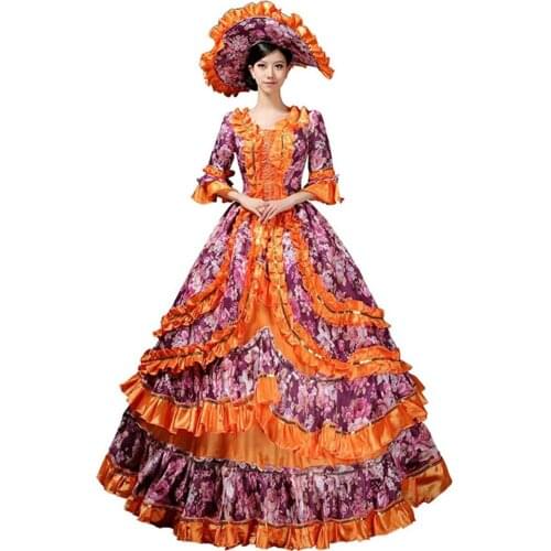 Renaissance Rococo Dress 18th Century dress Marie Antoinette Costume ball gown Royal Court Dress Retro Baroque Clothing