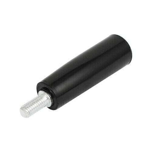 M8 x 13mm Male Thread Handwheel Milling Machine Revolving Knob Handle Black