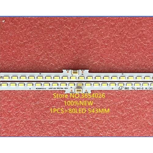 Free Shipping 2PCS LED backlight strip led kit For Hisense TV LED50EC720US SSY-1155570-A RSAG7.820.7692 HE500M7U 80leds 543mm