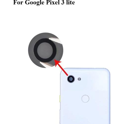 High quality For Google Pixel 3 lite 3lite Back Rear Camera Glass Lens Repairment Repair parts test good Pixel3 Lite