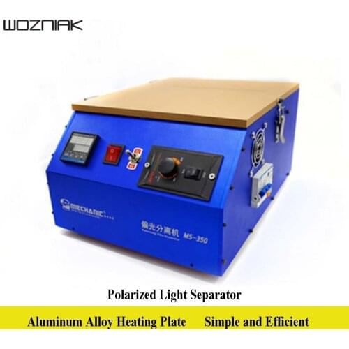 Wozniak 220V Polarizing Film Separator MS-350 Explosion Screen Repair Tool Polarized Light Separate Machine Excellent Quality