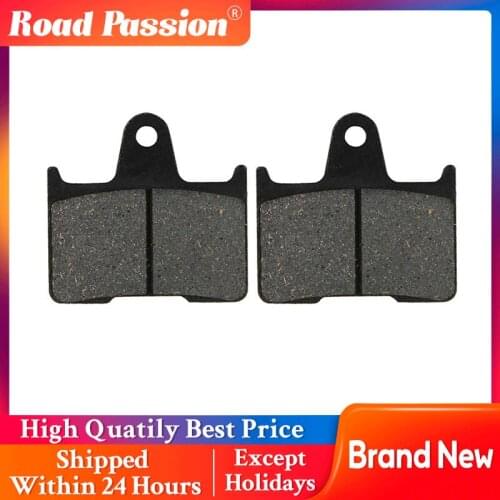 Road Passion Motorcycle Rear Brake Pads For KAWASAKI ZX 7 RR 1996-1999 ZX750 GTR1400 ZG1400 2008-2013 ZZR1400 ZX1400 ABS