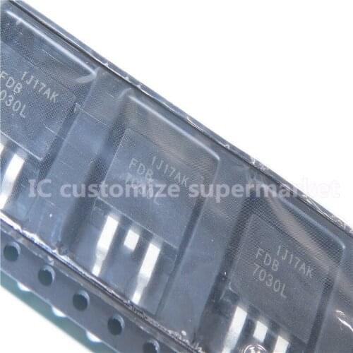 10PCS/LOT FDB7030L TO-263 30V 60A SMD Triode