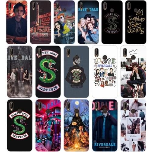 178FG tv riverdale SouthSide Serpent s Soft Silicone Tpu Cover Case for huawei Mate P20 P30 Llte Pro Y6 Y7 2019