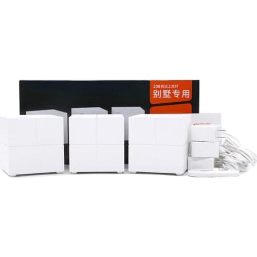 Tenda MW6 Mesh3 Nova Mesh Wireless Wifi Gigabit Router AC1200 Dual-Band Whole Home Wifi Coverage System Wireless Bridge Repeater