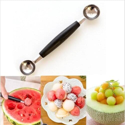 Fruit Spoon Double-end Melon Baller Scoop Ice Cream Sorbet cozinha Cooking Tool kitchen accessories gadgets kitchen gadget