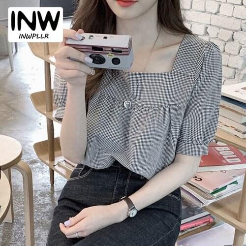 Блузки с воротником INWPLLR China At AliExpress