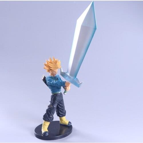 Classic Anime Dragon Ball Torankusu Super Saiyan Action Humanoid Model Toy Color Box Jewelry Collection Childrens Gift 36CM