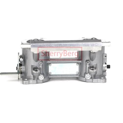 SherryBerg 40MM 40IDA TBS Throttle Bodies For Jenvey IDA Style Carb 84mm Height TFP40I 40mm Rep. Weber & Dellorto W Fuel Rail