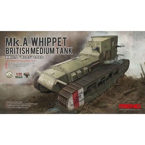Meng TS-021 Model 1/35 British Medium Tank Mk.A Whippet BRAND NEW