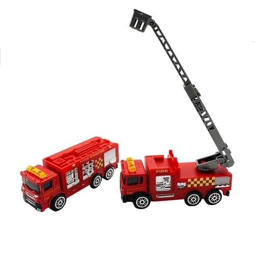 1:87 HO Scale Model Fire truck,fire ladder,Model Railroad Railway Diorama