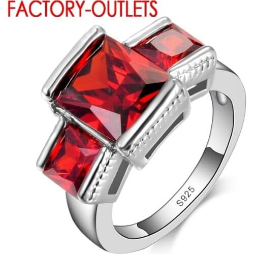 Hot Fashion Luxury Rings Cubic Zirconia 925 Wedding Engagement Ring For Women Party Jewelry