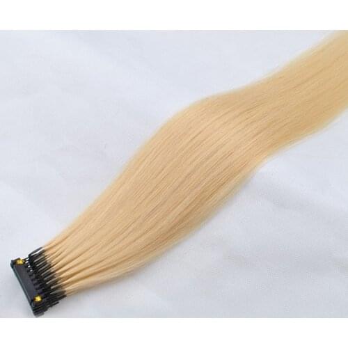 First Generation 6D Virgin Hair Extensions Can Be customized For Hightlights hair connector salon tools 50g/lot