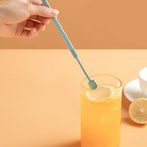 Stirring Stick Durable Long Handle Silicone Creative Coffee Stirrer Stirring Stick