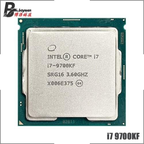 Intel Core i7-9700KF i7 9700KF 3.6 GHz Eight-Core Eight-Thread CPU Processor 12M 95W PC Desktop LGA 1151
