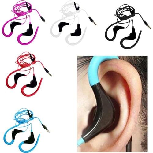 3.5mm Wired Ear Hook Earphones Sports Running Hanging Ear Headset Earphone Stereo Music Headset Ear Hook Earphones for Phones