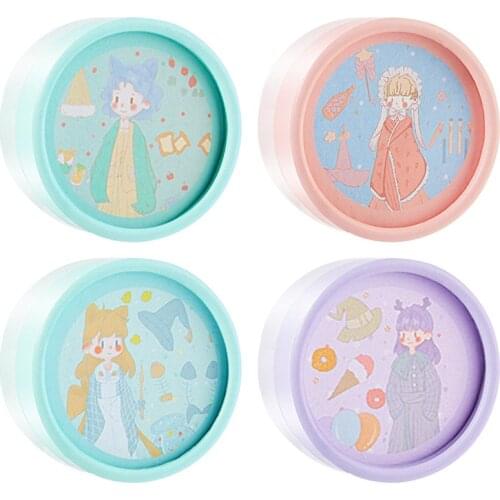 NEW Comic Girl 2colors Blush Highlight Longlasting Waterproof Natural Brighten Skin Color Cute Face Makeup Blush Powder TSLM1