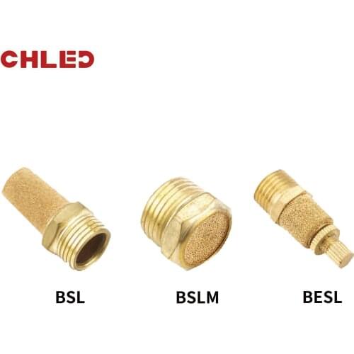 Fitting Noise Filter Reducer Connector BSLPneumatic BSL M5 1/8" 1/4" 3/8" 1/2" Silencers Fitting Noise Filter Reducer